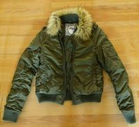 neuwertige Jacke von Mymo Winterjacke Khaki Farbe Gr. 164 XS Bayern - Aßling Vorschau