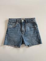 Jeans Shorts Denim Zara Größe 34 XS Blau Lightwash Baden-Württemberg - Pfinztal Vorschau