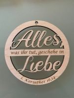 Jahreslosung 2024 Holz Kugel Geschenk Weihnachten Bibel Nordrhein-Westfalen - Soest Vorschau