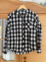 Primark Langarmbluse schwarz weiß kariert Gothic Punk Größe S 36 Bayern - Bayreuth Vorschau