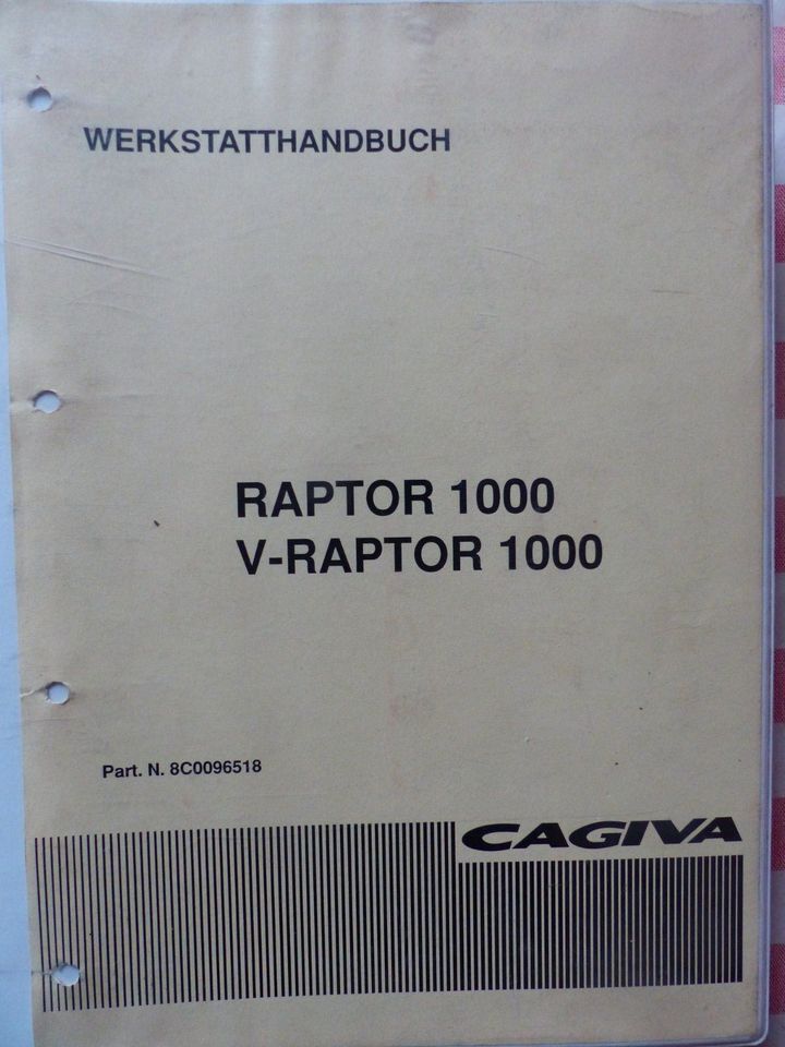 Cagiva Raptor 1000 Werkstatthandbuch in Alt Tucheband