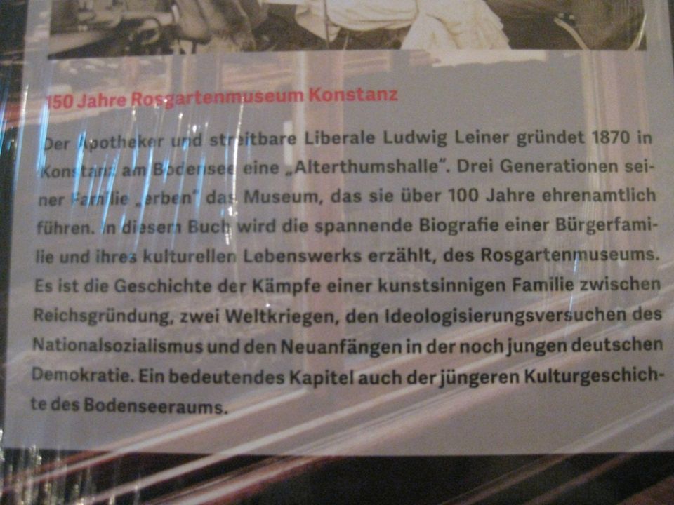 Buch Leiners Erben Rosgartenmuseum Konstanz Tobias Engelsing in Allensbach