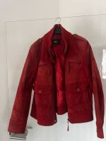 Soho Biker Kurz wild Leder Jacke rot Gr. 44 Nordrhein-Westfalen - Rheine Vorschau