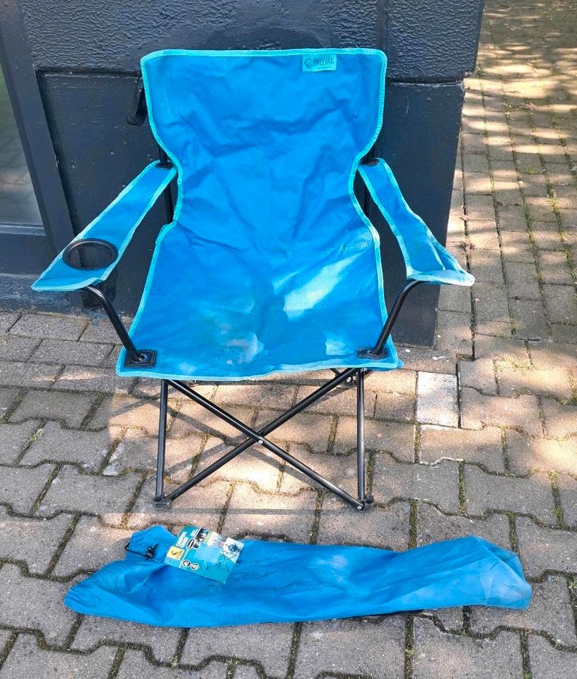 FROYAK Camping Chair (76 × 51 × 81 cm) faltbar! mit Tasche Stuhl in Bad Bentheim