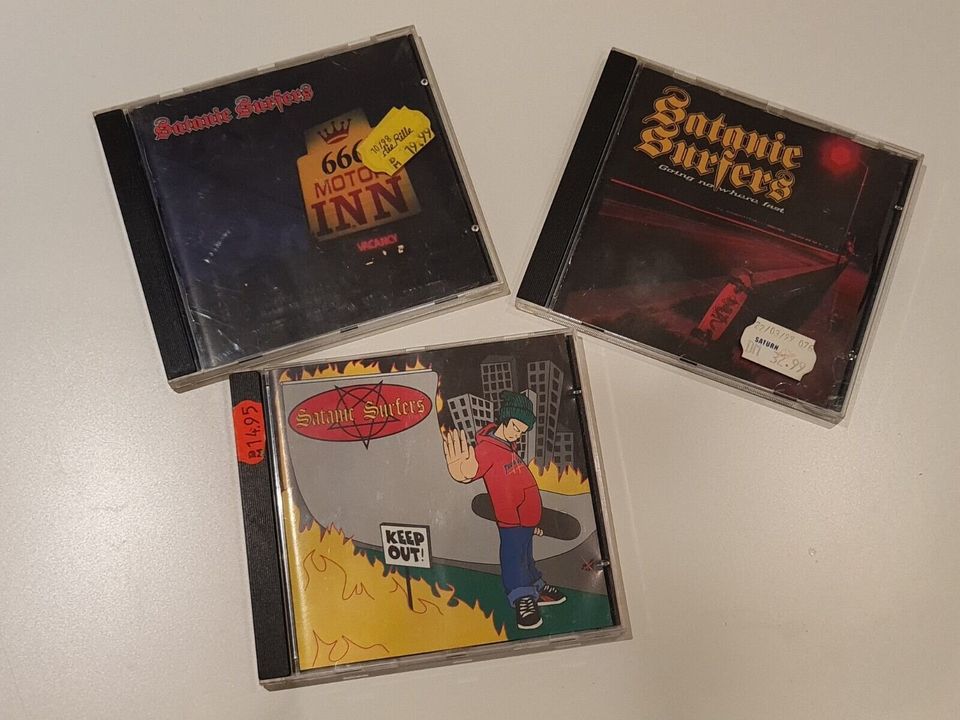 Satanic Surfers 3x CD Sammlung 666 Motor Inn Keep Out Going Nowhe in Kreuztal