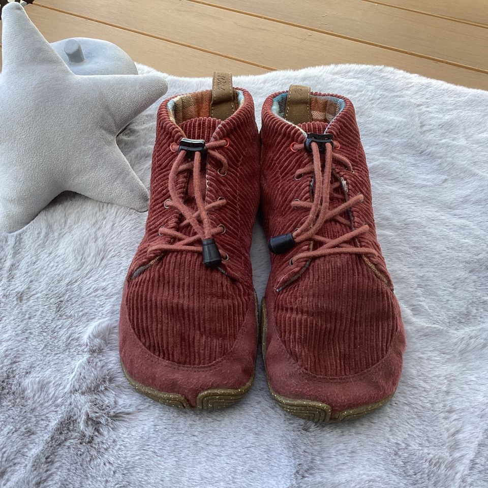 Wildlinge ⭐️ Rubus 35 ⭐️ Barfuß Schuhe Cord rot Herbst in Oberkirch