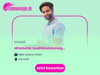 Mitarbeiter Qualitätssicherung (m/w/d) Thüringen - Bienstädt Vorschau