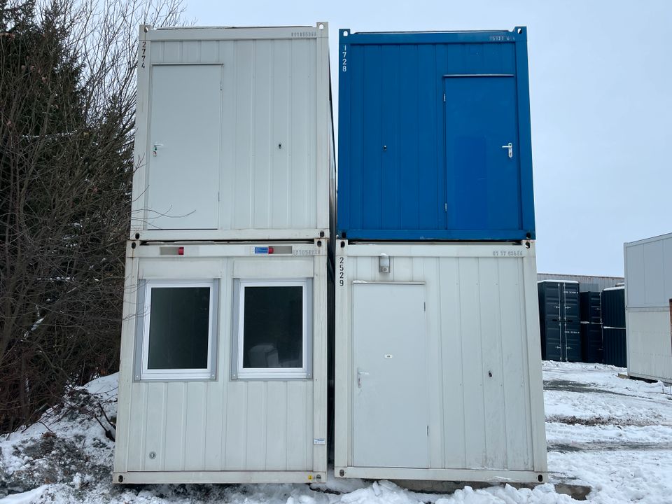 20ft Container mit WC Wohncontainer Bürocontainer Sanitärcontainer Küchenzeile in Bochum