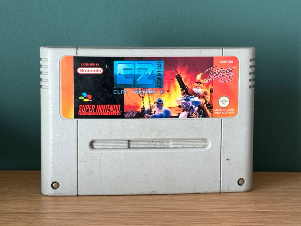 Super Nintendo SNES Spiel Clay Fighter 2 in Hamburg