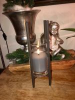 Windlicht Metallständer mit Glasbehälter Vase Kerzenständer Bayern - Neuhaus am Inn Vorschau