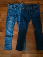 Zwei Jungen, Jeans, H&M, C&A dunkelblau, blau, 146 Düsseldorf - Holthausen Vorschau