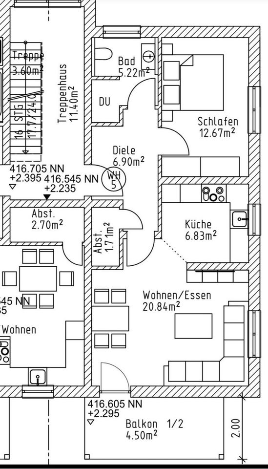 2 Zimmer Neubau Eigentumswohnung - Keine Provision ! in Maxhütte-Haidhof
