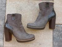 S. Oliver Stiefeletten Gr. 39 grau braun Stiefel Heels Schuhe Hessen - Bad Zwesten Vorschau
