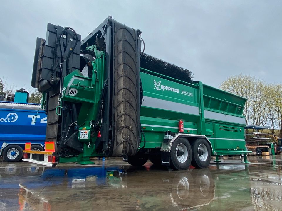 Trommelsiebmaschine Maxx 518 Mutterboden Erde Sand Kies mieten in Großenlüder