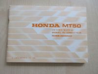 Honda MT 50 Betriebsanleitung Fahrer Handbuch Owners Manual 1983 Nordrhein-Westfalen - Gelsenkirchen Vorschau