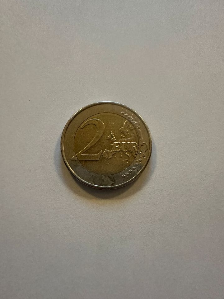 2 Euro Münze Strichmännchen Prägung F in Bad Essen