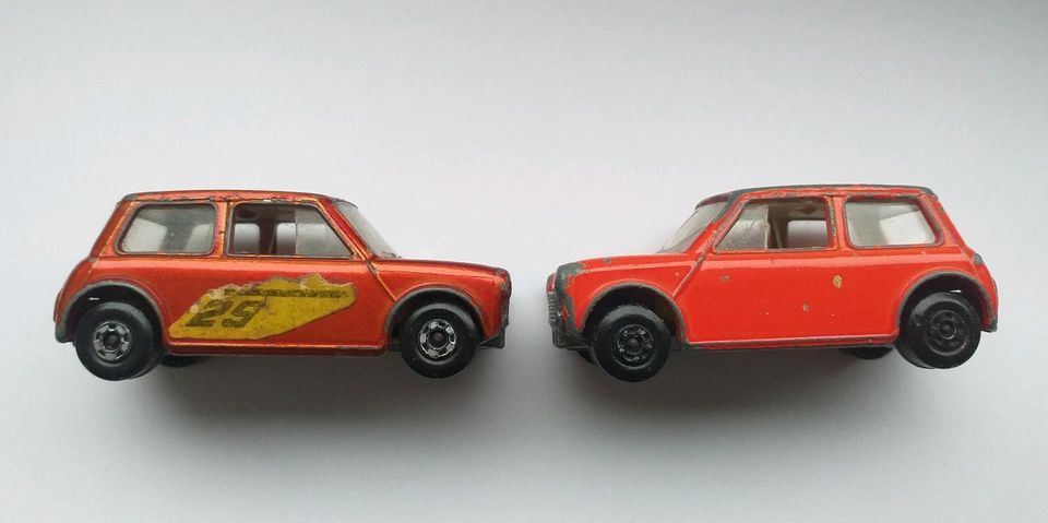Matchbox 2x Racing Mini Cooper 1970 Lesney Nr29 Superfast England in Osnabrück