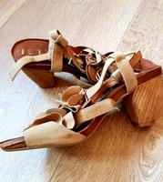 JETTE JOOP Sandalen Beige Gr. 38 - Blockabsatz Bayern - Alling Vorschau