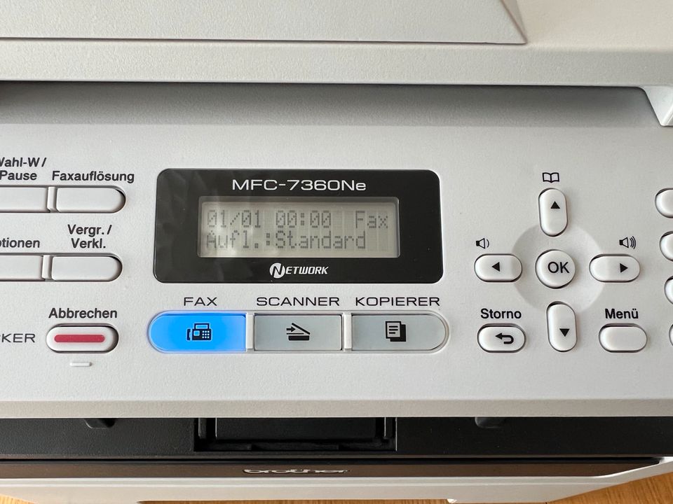 Brother Laserdrucker Fax MFC-7360N Multifunktionsdrucker Scanner in Leisnig