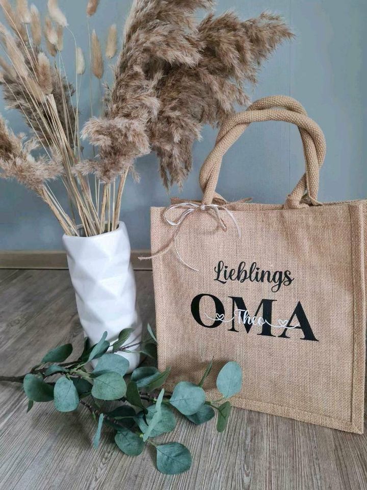 Jute Tasche OMA personalisiert/Geschenk in Harsleben