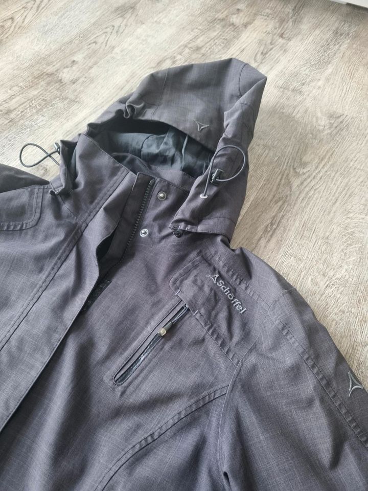 Schöffel Damenjacke Doppeljacke 3 in 1 schwarz türkis Gr. 40 / L in Künzelsau