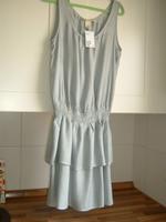 Gestreiftes Sommerkleid  mit gesmokter Taille blau / weiß Gr. 36 Bayern - Augsburg Vorschau