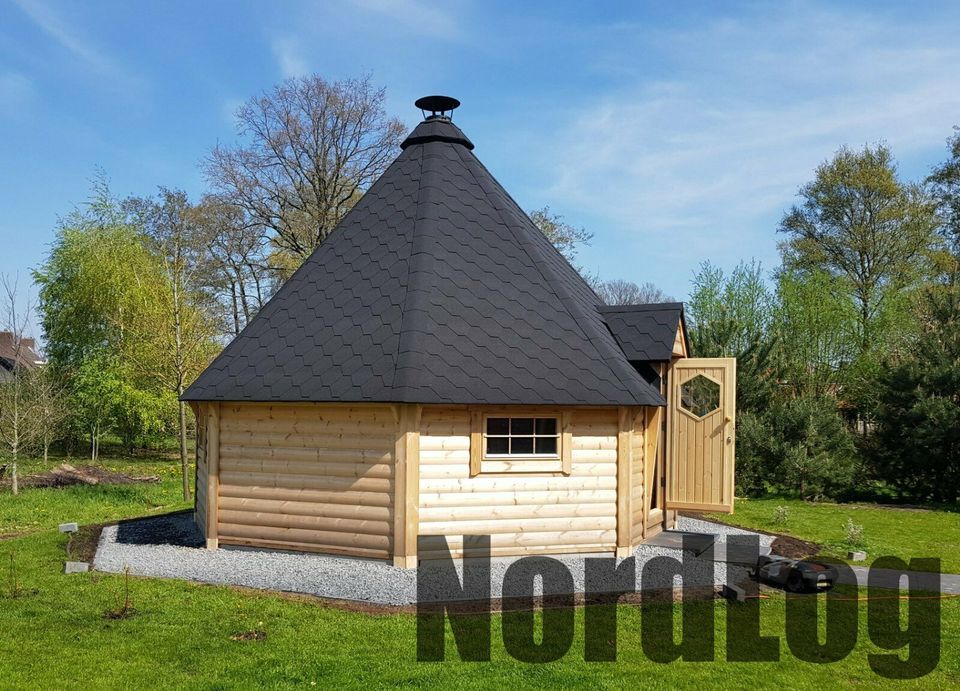 NordLog Grillkota 25,0 m² - Grillhaus Grillhütte Gartenhaus Kota in Weil der Stadt