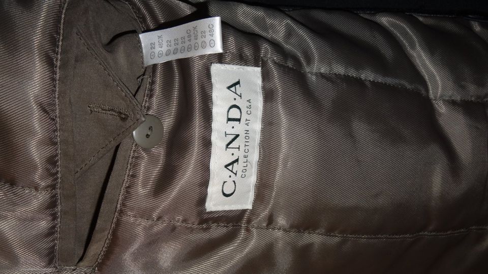 KK C&A Canda Jacke Damenjacke Gr. 22 braun wenig getragen sehr gu in Bacharach