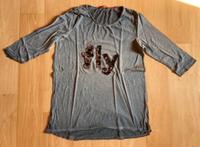 Hellblaues s.Oliver 3/4 Shirt mit Pailletten Größe 38 Hessen - Biedenkopf Vorschau