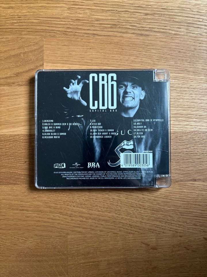 Capital Bra Cb6 CD und Tasche in Saarbrücken