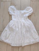 Tolles Kleid weiß Japna Kids Gr. 12 146 152 Lochmuster Kurzarm sü Neuhausen-Nymphenburg - Neuhausen Vorschau