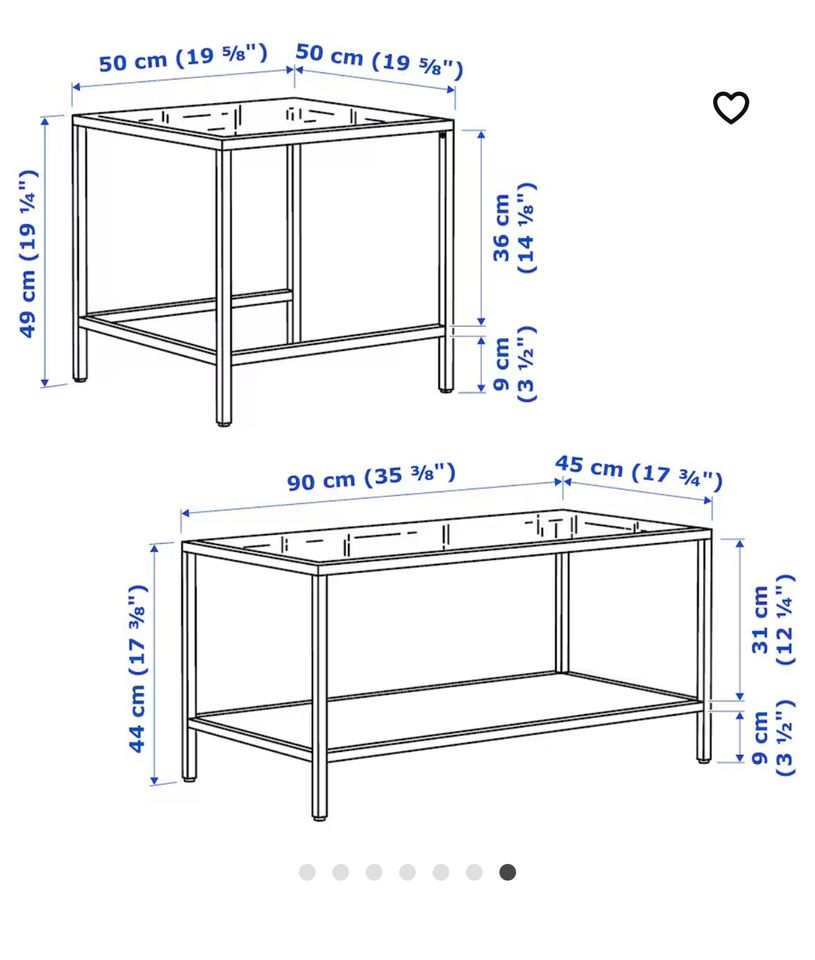 Couchtisch/ Beistelltisch Ikea- Neu in Berlin