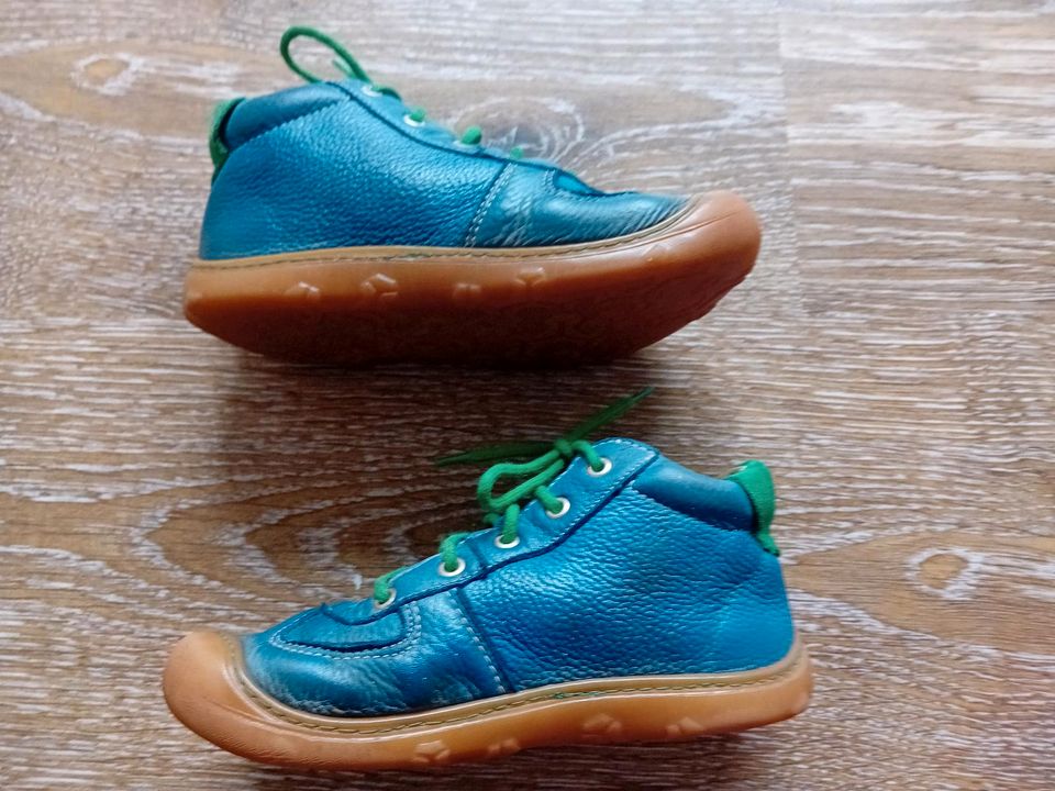 Pepino Lauflernschuhe Leder Gr. 26 blau in Nohfelden