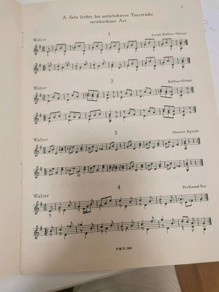 Tanzbuch für alle Gitarrenspieler, 1956, Pro Musica, Nr. 157 in Dresden