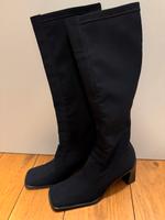 Stiefel Langschaft Strumpfstiefel schmal Absatz Gr 5,5 / 38,5 Hessen - Ober-Ramstadt Vorschau