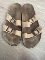 Sommer Pantoletten Beige 41 Blue Motion Schleswig-Holstein - Eckernförde Vorschau