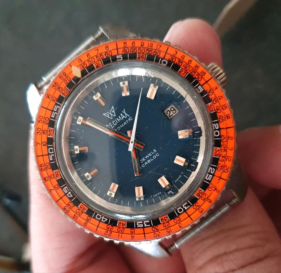 VINTAGE PRECIMAX Diver Style Taucheruhr Automatic Uhr in Waldsolms
