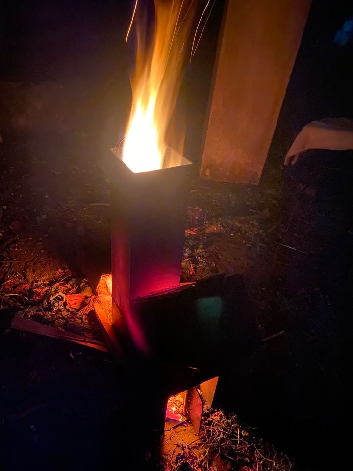 Raketen Ofen/ rocket stove in Leonberg