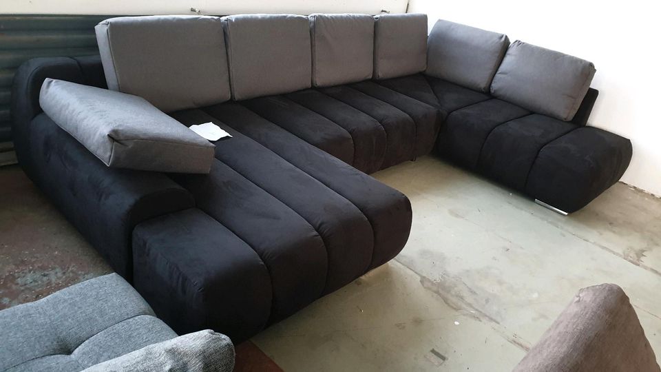 Lagerverkauf xxl Wohnlandschaft schlaffunktion Sofa Couch Ecksofa in Sundern (Sauerland)