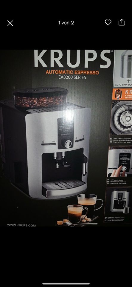 Krups Automatic Espresso EA8200 Series in Nordrhein-Westfalen - Krefeld |  Kaffeemaschine & Espressomaschine gebraucht kaufen | eBay Kleinanzeigen ist  jetzt Kleinanzeigen