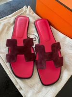 Hermès Oran Sandalen 38.5 NEU bicolor Velours 38 ½ Hermes München - Altstadt-Lehel Vorschau