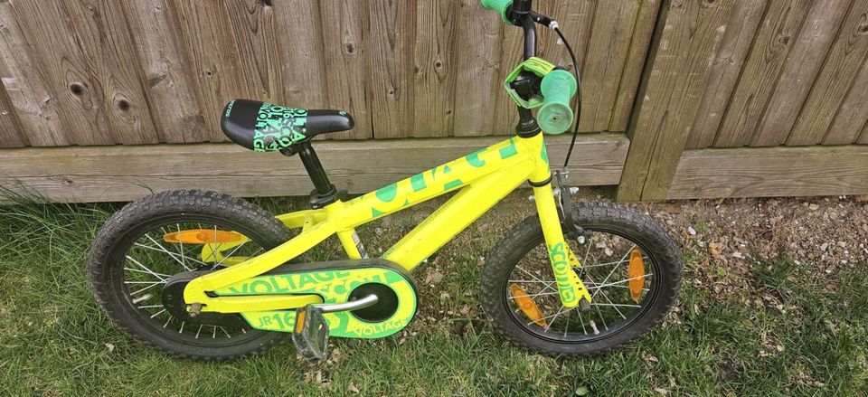 Scott Voltage Jr 16 Zoll Kinder Montainbike grün-gelb in Vohenstrauß