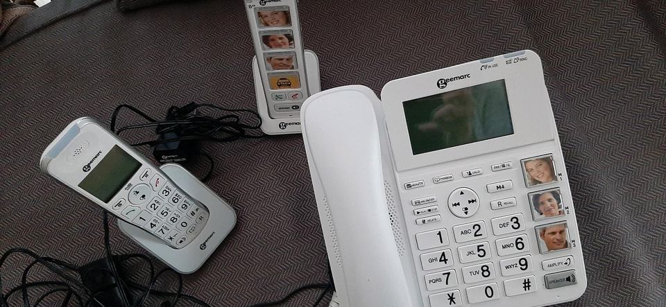 Telefon Seniorentelefon 3 teilig von geemarc combi 295 in Sundern (Sauerland)