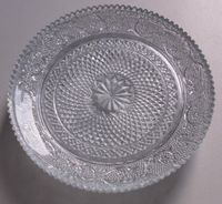 4 dekorative Glasteller, Kuchenteller ∅ ca. 19cm Niedersachsen - Wathlingen Vorschau