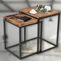 Couchtisch 2er-Set Beistelltisch Holztisch Tisch Industrie Style Nordrhein-Westfalen - Beelen Vorschau