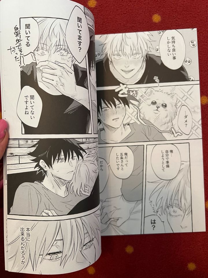 Jujutsu Kaisen Doujinshi Gojo/Megumi manga anime yaoi boys love in Mainhardt