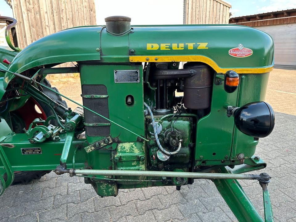 Deutz F1L712 mit Hydraulik Bj. 1959 Oldtimer Traktor Schlepper in Kuppenheim