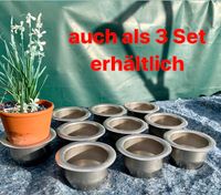 EDELSTAHL 9 x Blumen Übertopf Blumentopf  NEU (auch 3er Set) Berlin - Tempelhof Vorschau