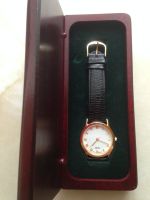 Armbanduhr Uhr + Holz Box Gold vergoldet IGM neu-wertig Baden-Württemberg - Plankstadt Vorschau