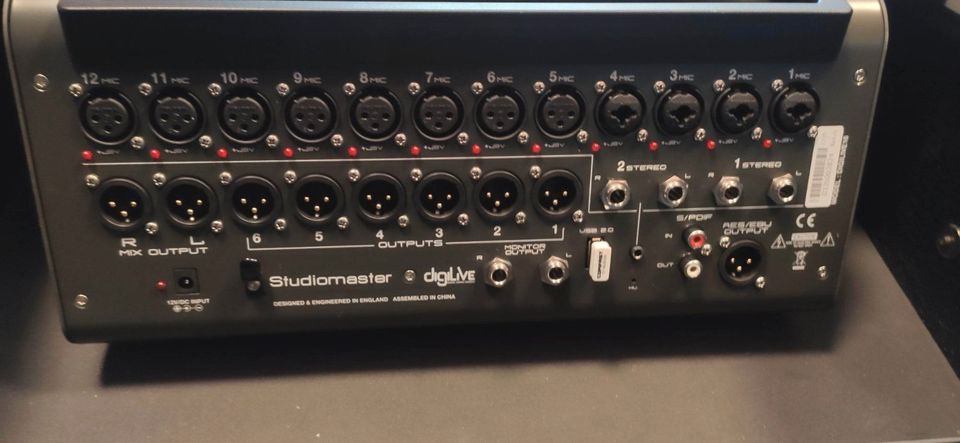 Studiomaster Digilive 16 NEU Digitalmischpult Mixer mit Case in Dresden -  Neustadt | Musikinstrumente und Zubehör gebraucht kaufen | eBay  Kleinanzeigen ist jetzt Kleinanzeigen